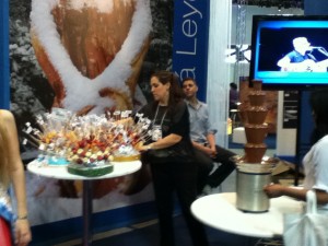 Fuente de Chocolate en el Stand de Bariloche en la Fit 2012 !